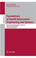 Foundations of Health Information Engineering and Systems