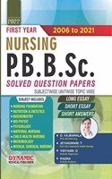 pbbsc nursing 1 year solved question bank.2016to2020( 2006 to 2021 solved question papers.AS-PER INC SYLLABUS)