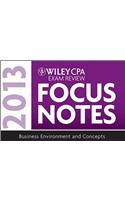 Wiley CPA Examination Review 2013 Focus Notes