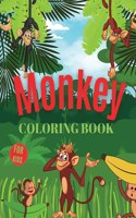 Monkey Coloring Book For Kids