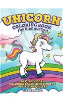 Unicorn Coloring Book for Kids Ages 4-8