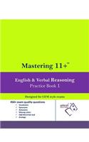 Mastering 11+ English & Verbal Reasoning Practice Book 1