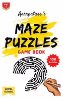 Maze Puzzles Game Book [ Normal level ]: 100 Maze Puzzles For Kids & Adults [ Volume 1 ]