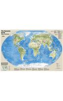 National Geographic Dynamic Earth, Plate Tectonics Wall Map - Laminated (Poster Size: 36 X 24 In)