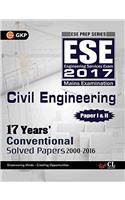 ESE 2017 Paper I & II Civil Engineering - Conventional Solved Papers