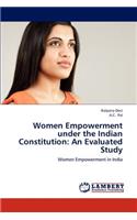 Women Empowerment Under the Indian Constitution