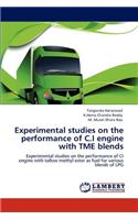 Experimental studies on the performance of C.I engine with TME blends