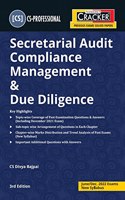 Taxmann's CRACKER for Secretarial Audit Compliance Management & Due Diligence ? Covering Topic-wise Past Exam Questions & Sub-topic wise Arrangement of Questions | CS Professional | June 2022 Exams [Paperback] CS Divya Bajpai