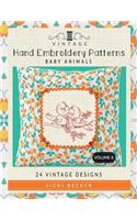 Vintage Hand Embroidery Patterns Baby Animals