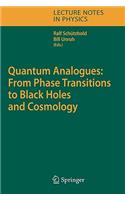 Quantum Analogues: From Phase Transitions to Black Holes and Cosmology