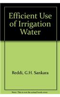 Efficient Use of Irrigation Water