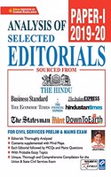 Analysis of Selected Editorials Paper-1 (2019-2020)