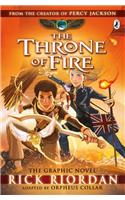 The Throne of Fire: The Graphic Novel (The Kane Chronicles Book 2)