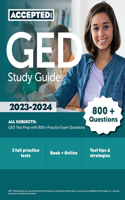 GED Study Guide 2023-2024 All Subjects