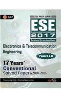 ESE 2017 Paper I & II Electronics & Telecommunication Engineering - Conventional Solved Papers