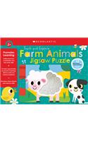 Farm Animals Jigsaw Puzzle: Scholastic Early Learners (Puzzles)