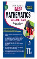 SURA`S 11th Standard Mathematics Volume - I and II (Combined) Exam Guide in English Medium