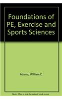 Foundations of PE, Exercise and Sports Sciences