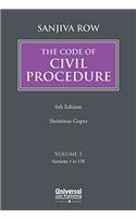 Sanjiva Row's the Code of Civil Procedure (Set of 3 Volumes)