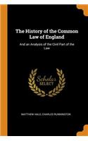 History of the Common Law of England