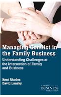 Managing Conflict in the Family Business