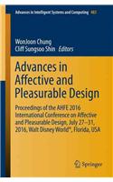 Advances in Affective and Pleasurable Design