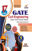 17 Years Gate Civil Engineering Topic-Wise Solved Papers (2000 - 16) With 4 Online Practice Sets