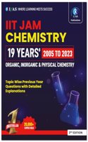 IIT JAM Chemistry PYQ Book 2024 Previous Year Questions with Detailed Solutions (2005 - 2023) for IIT JAM Organic, Inorganic & Physical Chemistry Topicwise Practice Book. Best PYQ Book for IIT JAM & CUET PG Chemistry