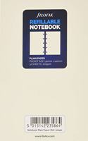 Filofax Pocket Notebook refill - plain paper white