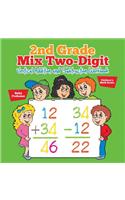 2nd Grade Mix Two-Digit Vertical Addition and Subtraction Workbook Children's Math Books