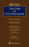 Mullas The Code Of Civil Procedure (Set Of 3 Vol)