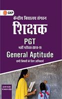 Kendriya Vidyalaya Sangathan Teacher PGT - General Aptitude