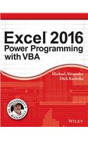 Excel 2016 Power Programming with VBA