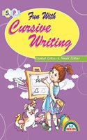 FUN WITH CURSIVE WRITING CAPITAL & SMALL LETTERS (COMBINED) , WRITING BOOK FOR KIDS