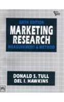 Marketing Research : Measurement And Method