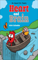 Heart and Brain 2024 Wall Calendar