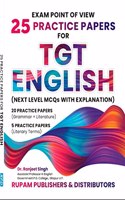 Exam Point of View 25 Practice Papers for TGT English (Next Level MCQs with Explanation)