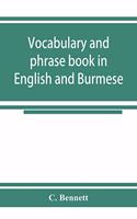 Vocabulary and phrase book in English and Burmese