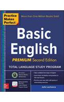 Practice Makes Perfect Basic English, Second Edition: (beginner) 250 Exercises + 40 Audio Pronunciation Exercises Via App