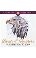 Birds & Feathers Designs Coloring Book - Design Coloring Books For Adults