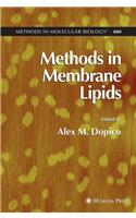 Methods in Membrane Lipids