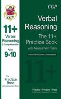 11+ Verbal Reasoning Practice Book with Assessment Tests (Ages 9-10) for the Cem Test