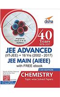 40 Years IIT-JEE Advanced + 16 yrs JEE Main Topic-wise Solved Paper Chemistry with Free eBook