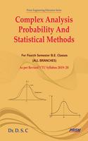 Complex Analysis Probability and Statistical Methods for 4th Semester B.E. Classes