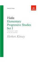 Elementary Progressive Studies, Set I for Violin