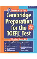 Cambridge Preparation for the TOEFL Test Book with Online Practice Tests and Audio CDs (8) Pack