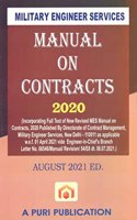 Military Engineering Services Manual on CONTRACTS 2020