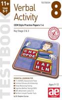 11+ Verbal Activity Year 5-7 Testbook 8: CEM Style Practice Papers 1-4