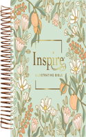 NLT Dayspring Inspire Illustrating Bible, Filament Enabled (Spiral Bound, Mint Floral Garden)