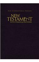 NIV, New Testament with Psalms and Proverbs, Pocket-Sized, Paperback, Black